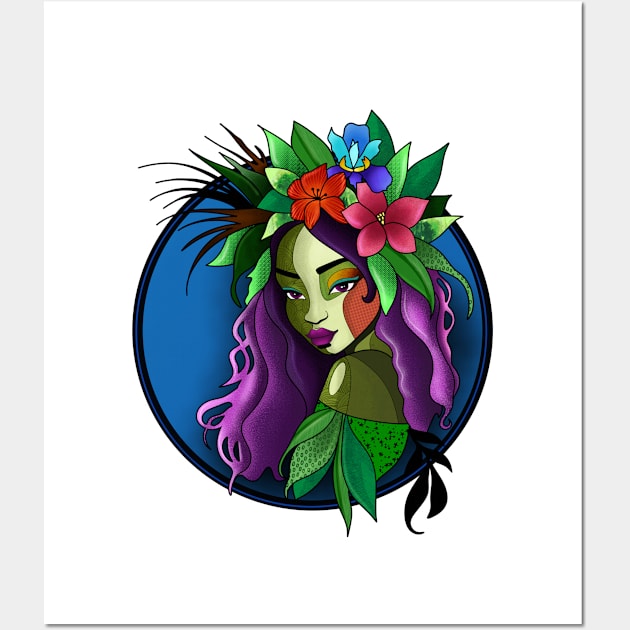 Tropical Queen Wall Art by DoniGR